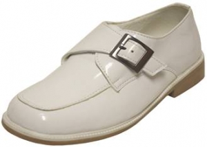 BOYS TUXEDO SHOES (2245564-2) WHITEPAT